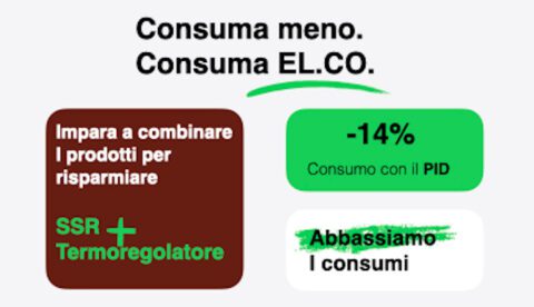 CONSUMA MENO. CONSUMA ELCO! - ELCO